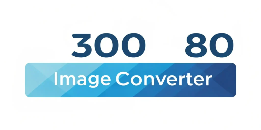 300x80 Image Converter - Fast & Free Online Resizer