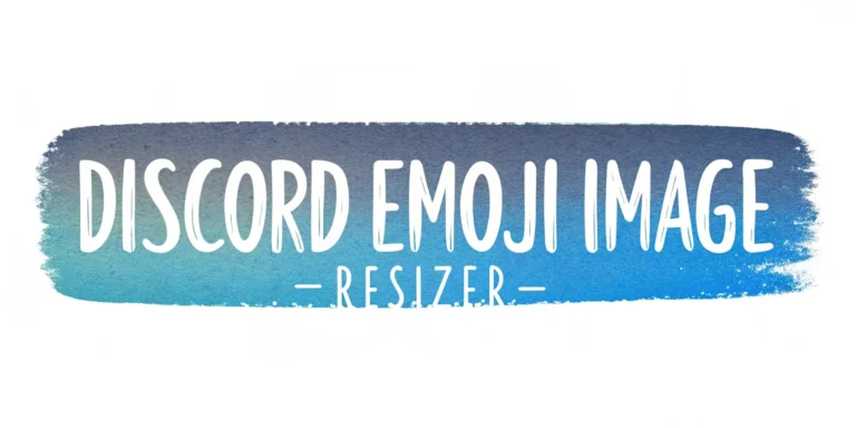 Discord Emoji Image Resizer – Quick & Easy Online Converter