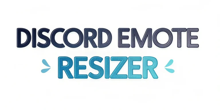 Discord Emote Resizer – Fast & Free Online Emoji Converter