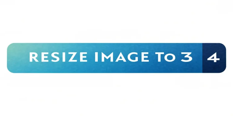 Resize Image to 3×4 Inches Online – Free Photo Converter